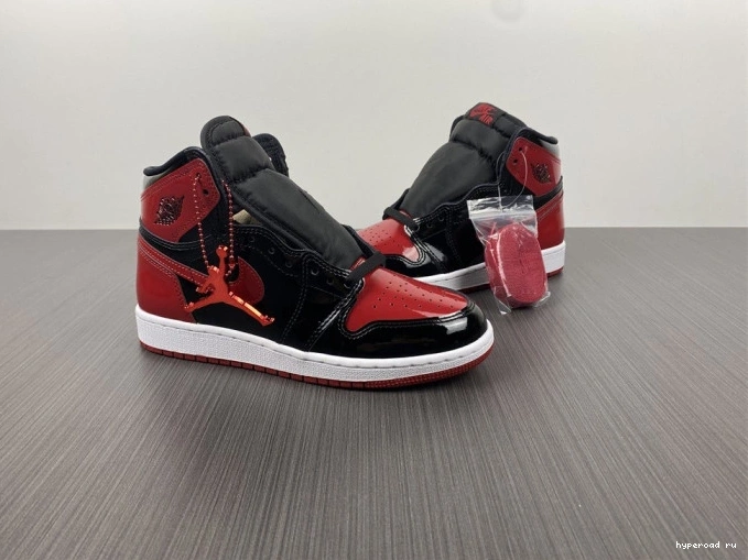 Bred Patent 1 OG Air High Jordan 555088-063 0726
